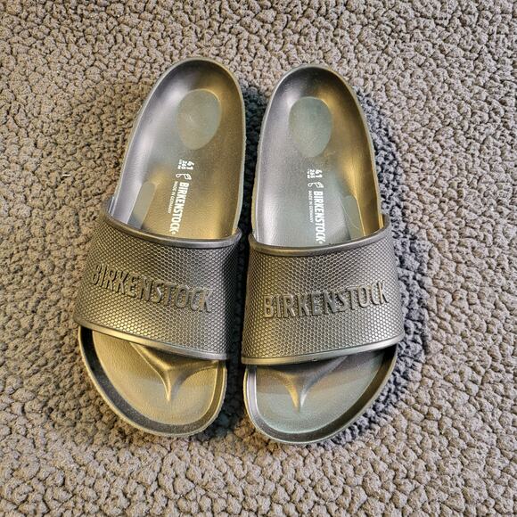 NEW Birkenstock Barbados EVA slide sandal black Womens size 41 US size 10-10.5 - Picture 1 of 5
